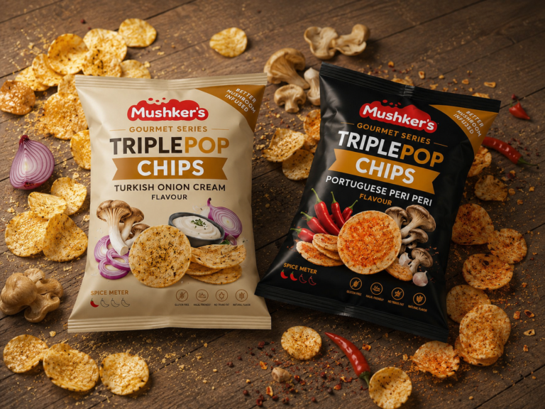 Mushker's oyster mushroom chips