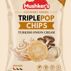 Mushker's Turkish Onion Cream Triple Popped Mushroom Chips